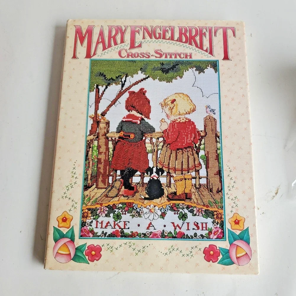 Mary Engelbreit Cross-Stitch for All Seasons Make a Wish HB HC NOS
